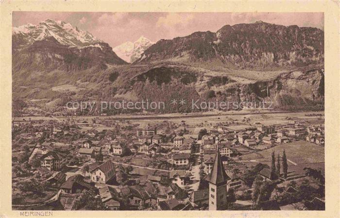 Meiringen Oberhasli BE Panorama