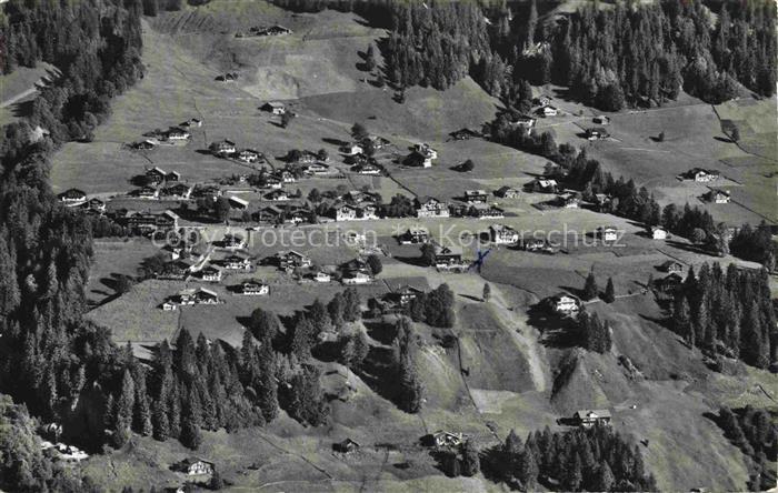 Schlegeli Adelboden BE Fliegeraufnahme