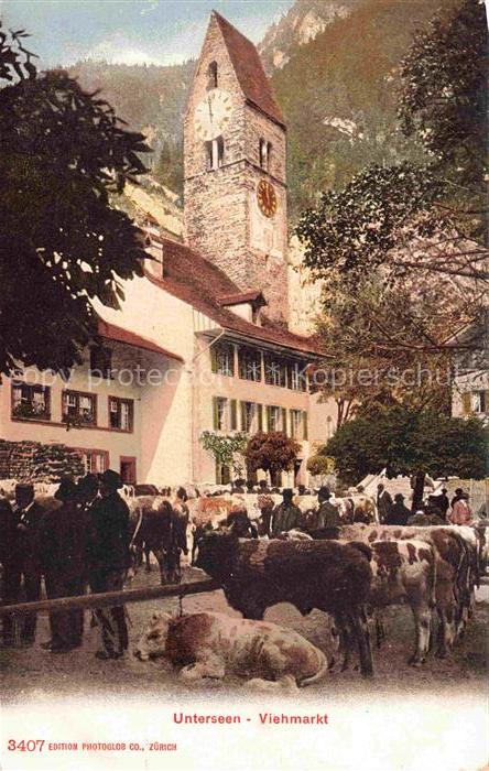 Unterseen Interlaken BE Viehmarkt