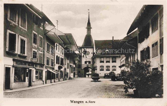 Wangen Aare BE Motiv Ortszentrum Stadttor