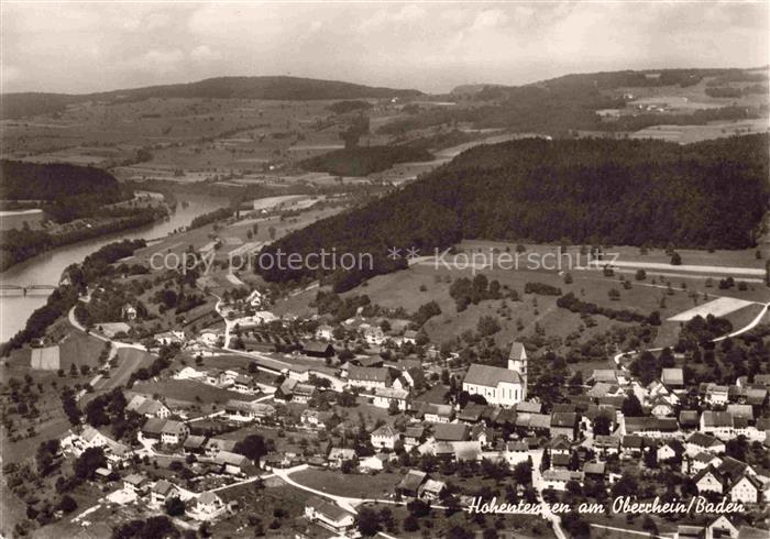 Hohentengen Hochrhein Fliegeraufnahme