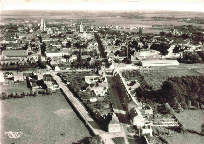 Aire-sur-la-Lys Saint-Omer 62 Pas-de-Calais Vue générale aérienne