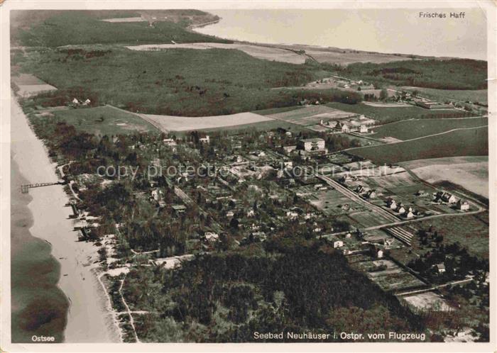 NEUHaeUSER  Ostseebad Metschnikowo Kaliningrad RU Panorama Frisches Haff Ostsee