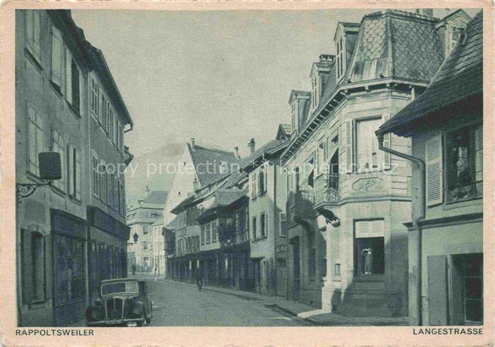 Rappoltsweiler Elsass Ribeauville 68 Haut-Rhin Langestrasse