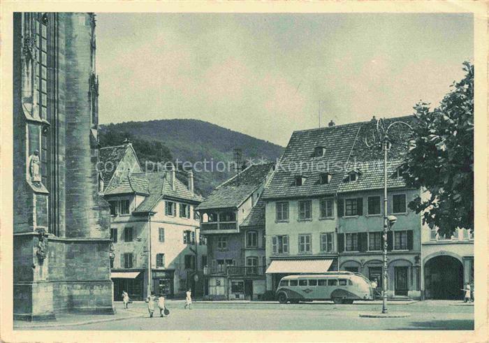 Thann  ALsace 68 Haut-Rhin Platz Zentrum