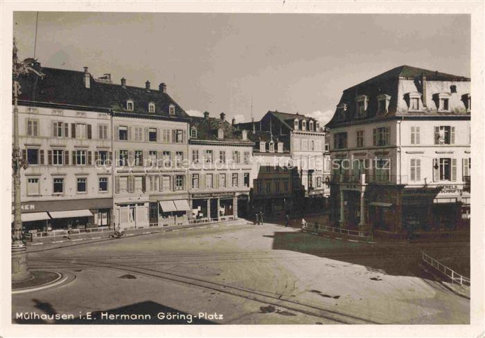Muelhausen Elsass Hermann Goering Platz