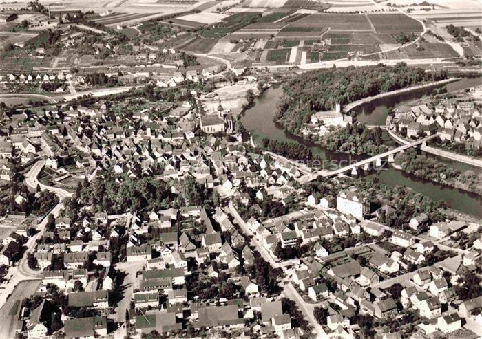 Lauffen  Neckar Heilbronn BW Fliegeraufnahme