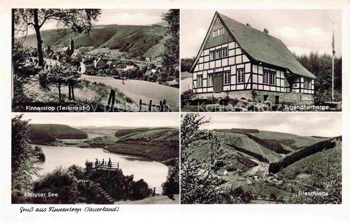 Finnentrop Panorama Jugendherberge Ahauser See Landschaft