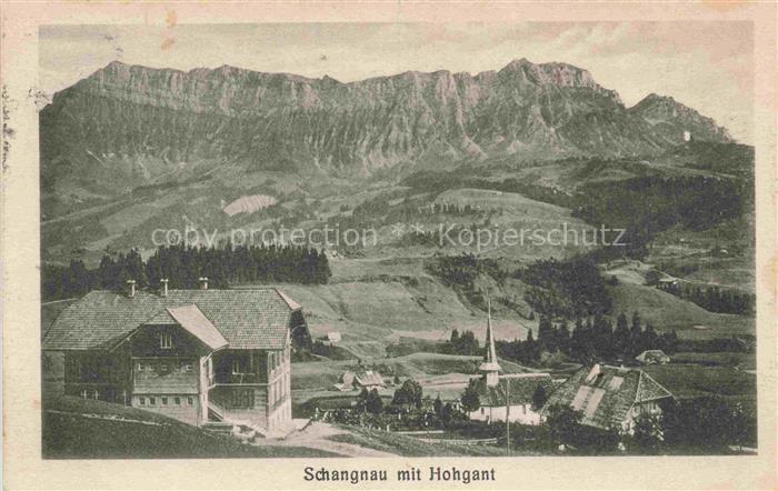 Schangnau Signau BE Panorama Blick gegen Hohgant