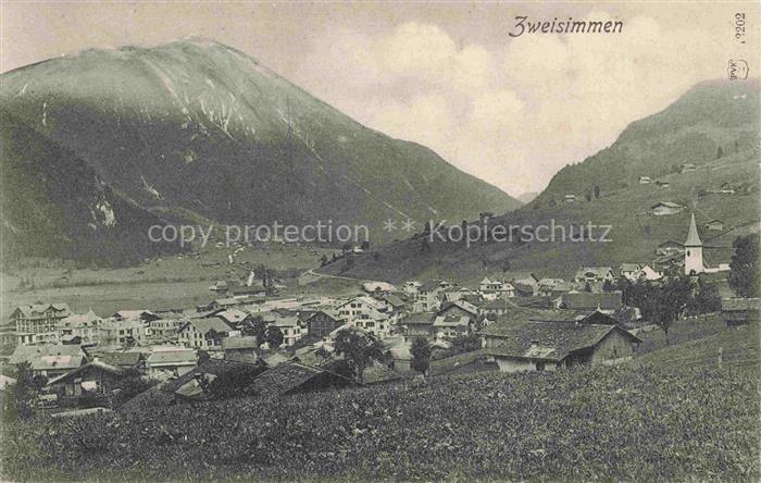 Zweisimmen BE Panorama