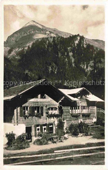 Aeschi  Spiez BE Restaurant zum Pochtenfall im Suldtal Blick gegen Morgenberghor