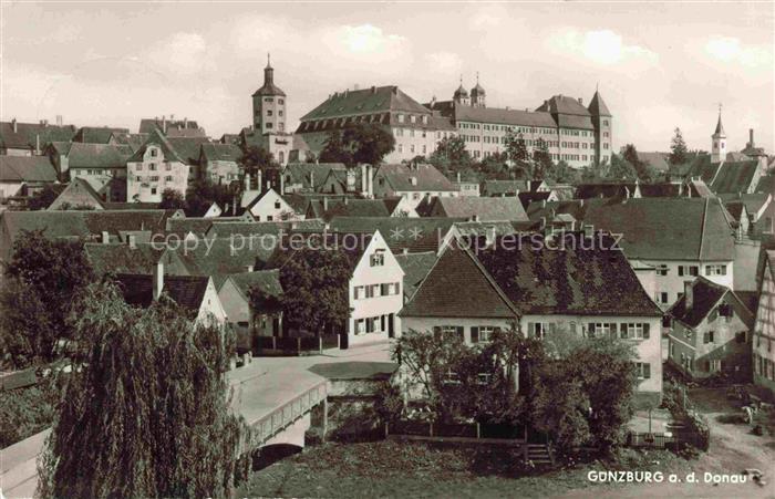 Guenzburg Bayern Teilansicht mit Markgrafenschloss