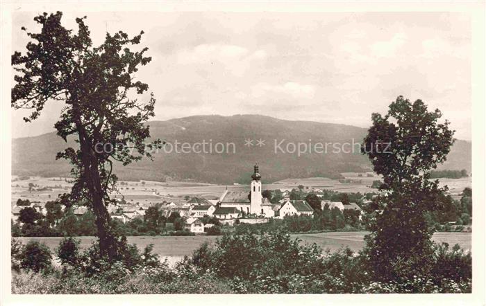 Arnschwang Cham Bayern Panorama Ansicht mit Kirche