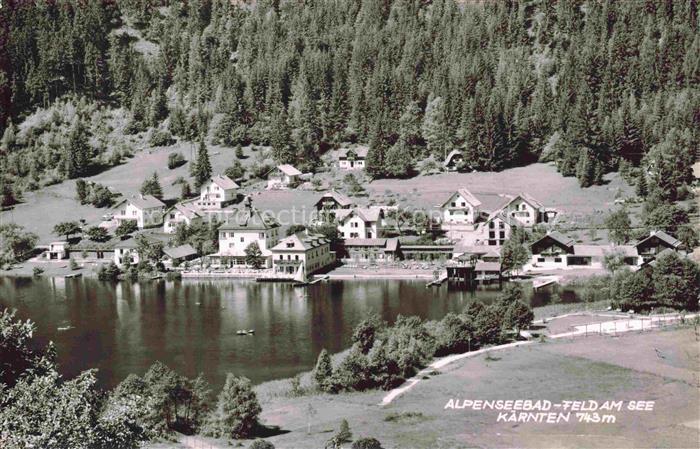 Feld am See Villach Kaernten AT Teilansicht Alpenseebad