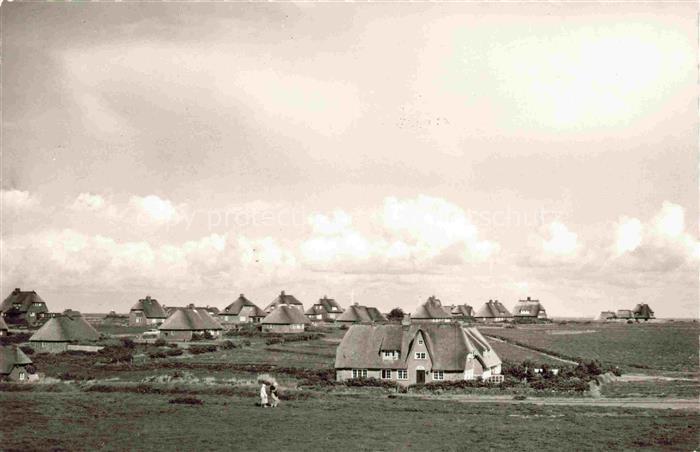 Kampen  Sylt Haeuser an der Lister Strasse