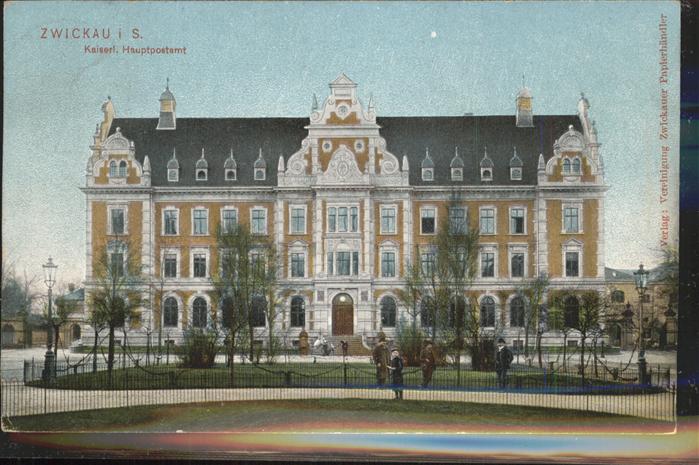 Zwickau Sachsen Hauptpostamt