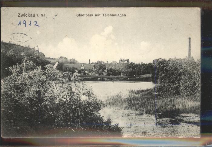 Zwickau Sachsen Stadtpark Teichanlagen