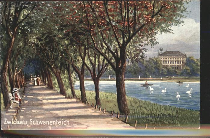 Zwickau Sachsen Schwanenteich
