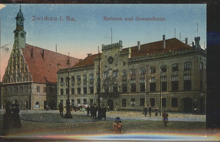 Zwickau Sachsen Rathaus Gewandhaus