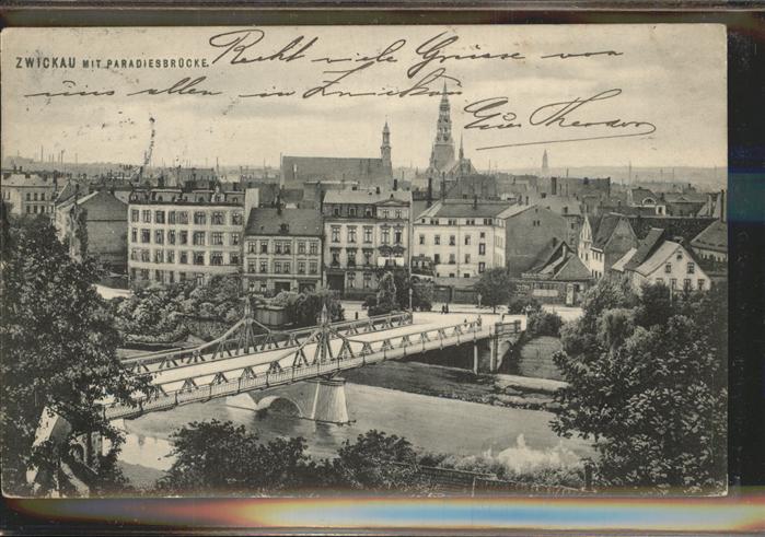Zwickau Sachsen Paradiesbrücke