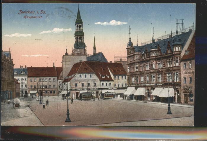 Zwickau Sachsen Hauptmarkt