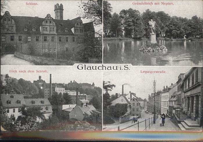 Glauchau Schloss Leipziger Strasse Gründelteich