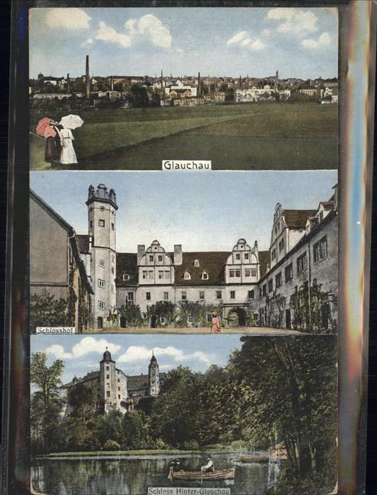 Glauchau Schlosshof Schloss Hinterglauchau