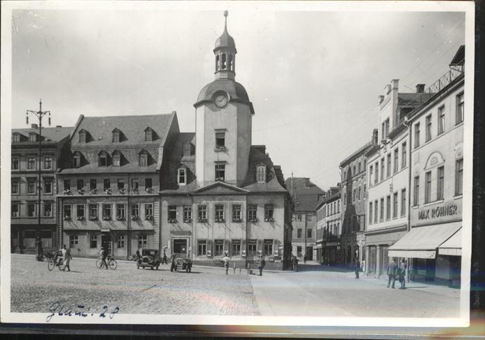 Glauchau Markt Rathaus