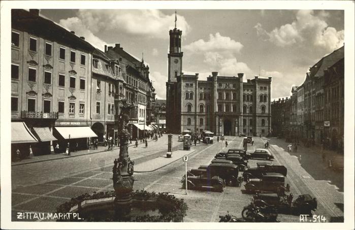 Zittau Marktplatz Aufot
