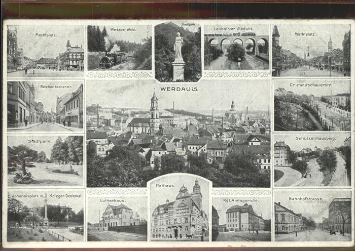 Werdau Sachsen Lutherhaus Schützenhausberg Amtsgericht