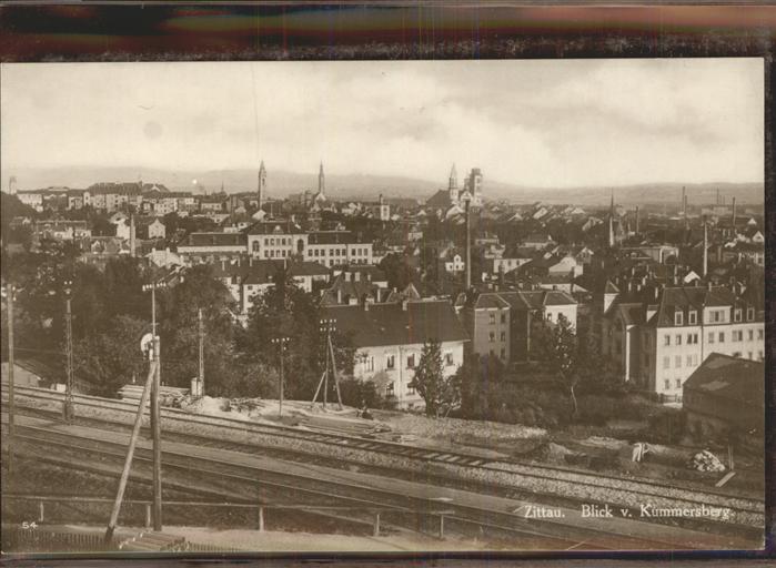 Zittau Blick vom Kummersberg