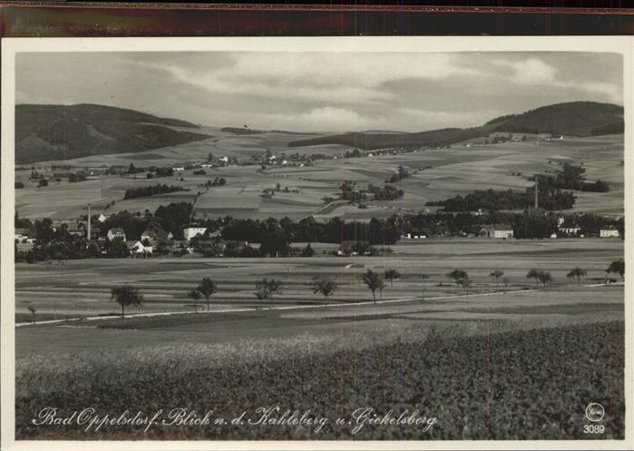 Bad Oppelsdorf Opolno Zdroj Kahleberg Gickelsberg