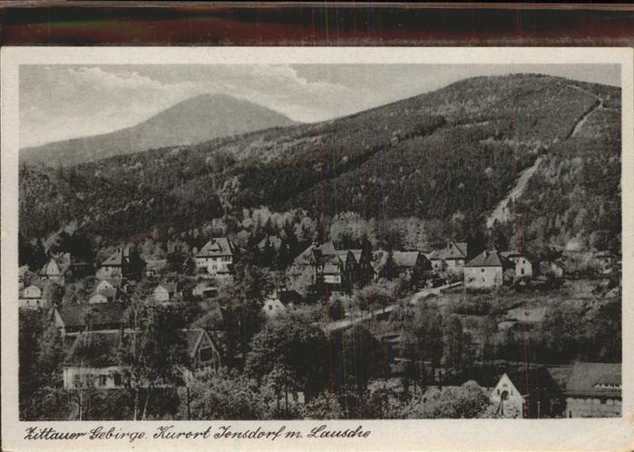 Jonsdorf Zittauer Gebirge mit Lausche