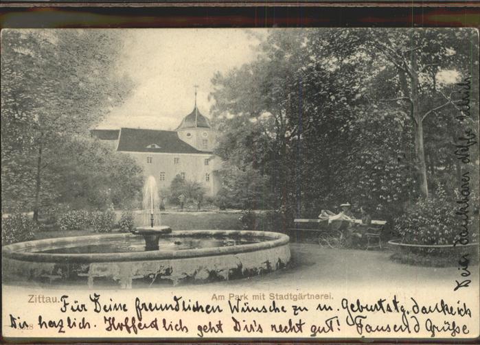 Zittau Park mit Stadtgärtnerei