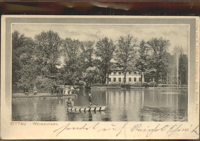 Zittau Weinaupark Ruderboot