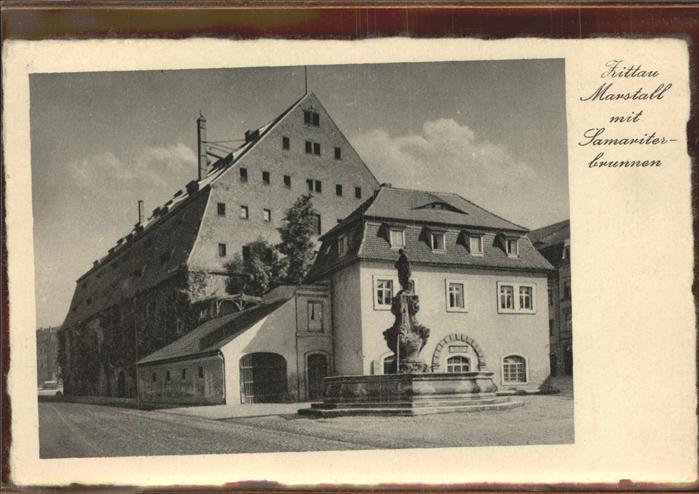 Zittau Marstall Samariterbrunnen