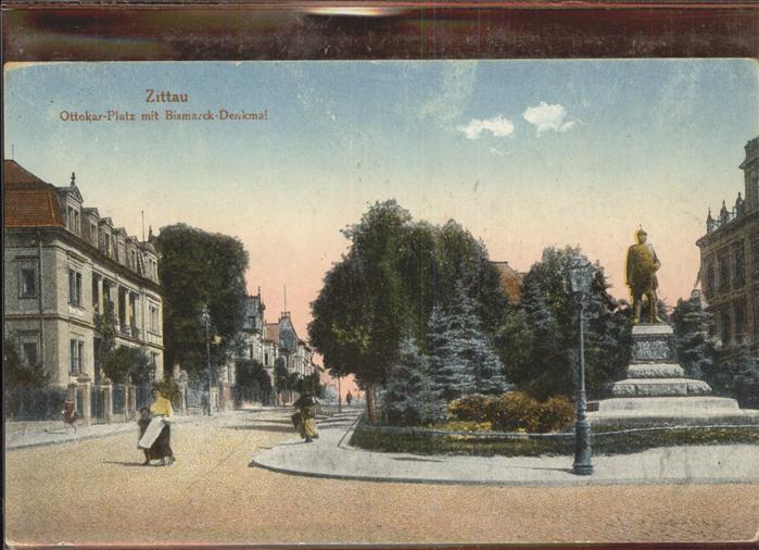 Zittau Ottokar-Platz Bismarck-Denkmal