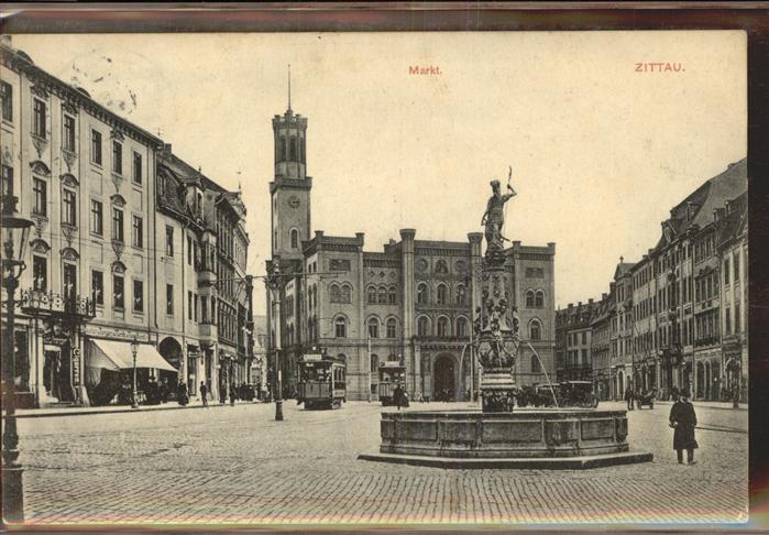 Zittau Markt Brunnen