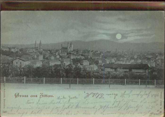 Zittau total bei Nacht
