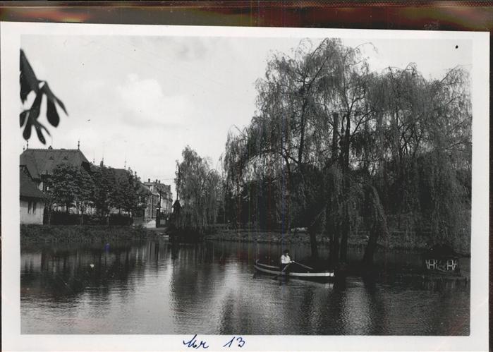 Meerane Gondelteich Ruderboot