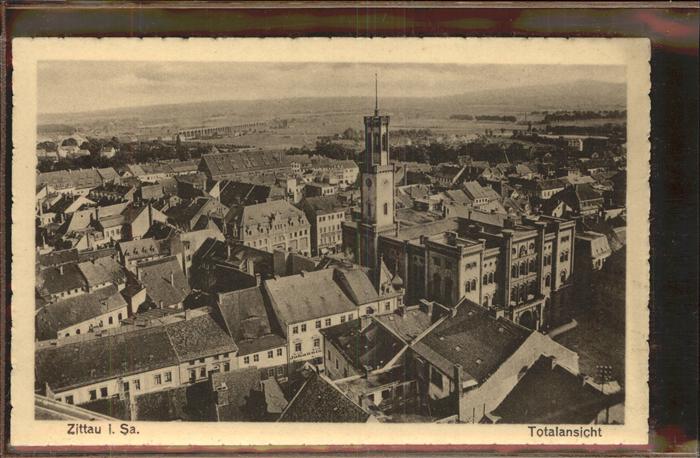 Zittau Fliegeraufnahme Stadt
