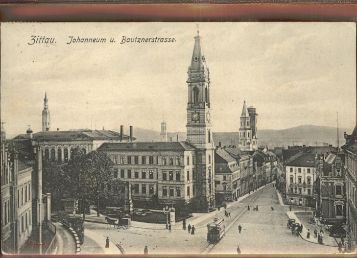 Zittau Johanneum Bautznerstr. Strassenbahn