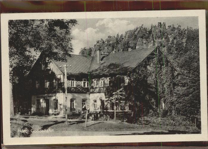 Zittau Gebirge Kurort Jonsdorf Hotel Gondelfah