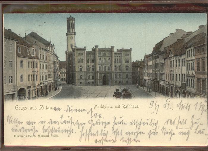 Zittau Rathaus Marktplatz