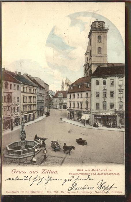 Zittau Markt Bautznerstr. Johanneum
