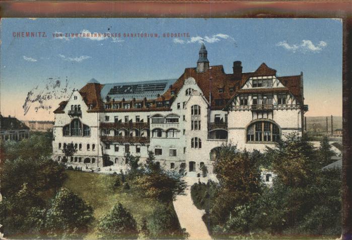 CHEMNITZ Sachsen Zimmernasches Sanatorium Sued