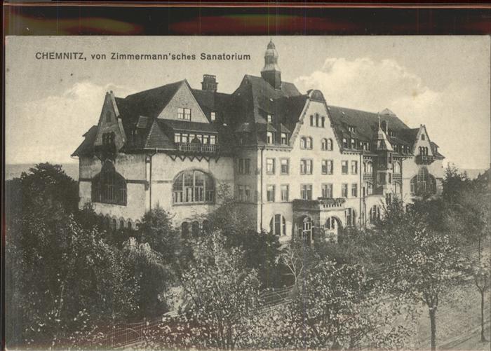 CHEMNITZ Sachsen Zimmermannsches Sanatorium