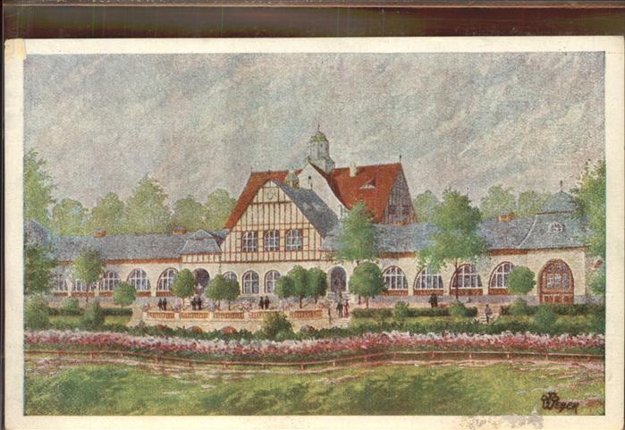 CHEMNITZ Sachsen Kuechwaldschenke Otto Weber Kuenstlerkarte