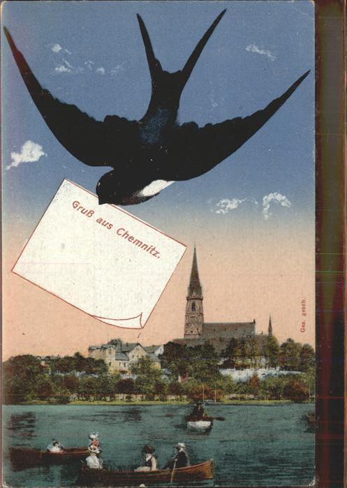 CHEMNITZ Sachsen Schwalbe Brief