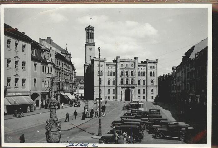 Zittau Marktplatz Rathaus